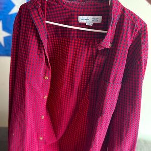 Used Men’s Old Navy Flannel | XL | Red Lumberjack